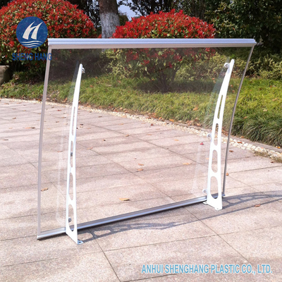 Anchura polivinílica del impermeable el 1.4m del toldo del carbonato del marco metálico de DIY para la ventana