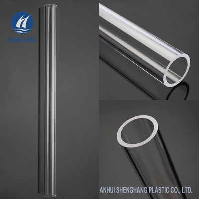 SGS de acrílico sacado hueco claro del grueso de pared del tubo 3m m de 1000m m
