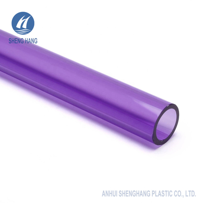 Tubo de acrílico plástico colorido azul de PMMA para las decoraciones