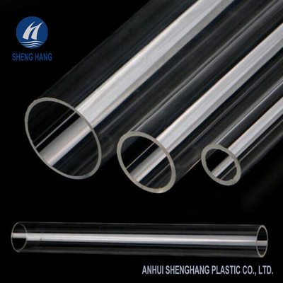 Tubo transparente 100m m OD del cilindro del plexiglás de acrílico plástico de PMMA