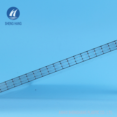SGS de alto impacto 2.2kg/M2 14m m del tablero de la hoja del hueco del policarbonato de la pared de la fuerza cuatro