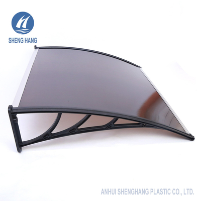 OEM moderno del policarbonato del toldo de la puerta del toldo de aluminio al aire libre de la ventana