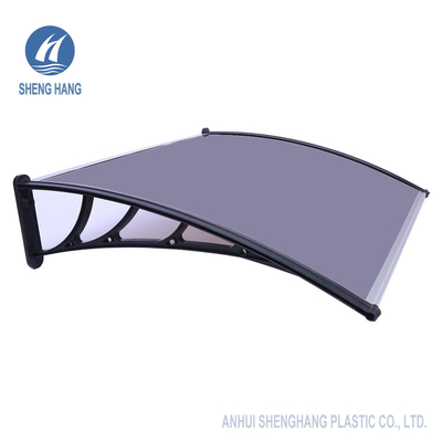 OEM moderno del policarbonato del toldo de la puerta del toldo de aluminio al aire libre de la ventana