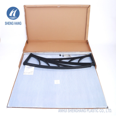 OEM moderno del policarbonato del toldo de la puerta del toldo de aluminio al aire libre de la ventana