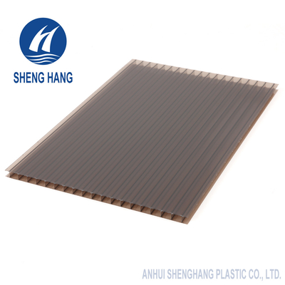 el policarbonato 8m m doble de la pared de los 2.1*6m artesona 1.5kg/M2 Eco amistoso