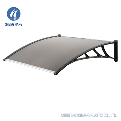 Toldo plástico Brown del policarbonato ligero del SGS