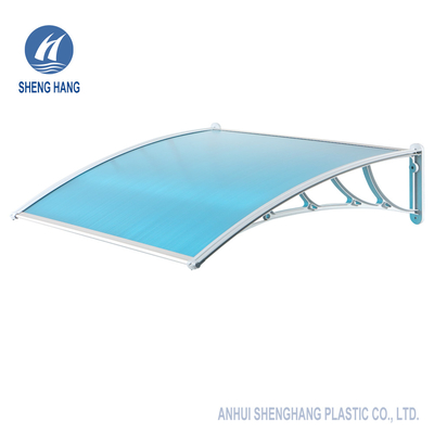Toldo plástico 1200*800m m Eco del policarbonato de la PC de Front Door de la ventana amistoso