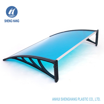 Toldo plástico 1200*800m m Eco del policarbonato de la PC de Front Door de la ventana amistoso
