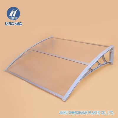 Toldo polivinílico del carbonato de la instalación de la puerta de la prenda impermeable plástica fácil del toldo