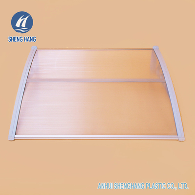 Toldo polivinílico del carbonato de la instalación de la puerta de la prenda impermeable plástica fácil del toldo