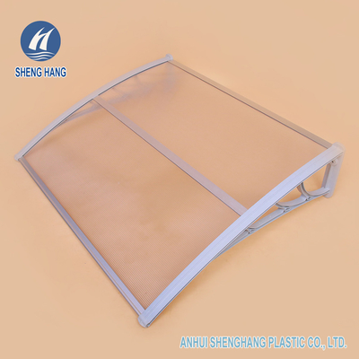 Toldo polivinílico del carbonato de la instalación de la puerta de la prenda impermeable plástica fácil del toldo