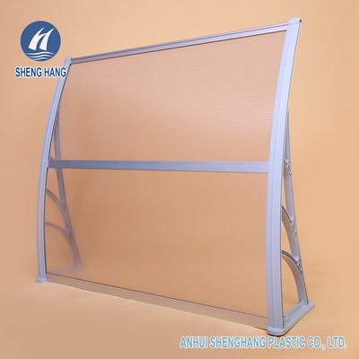 Toldo polivinílico del carbonato de la instalación de la puerta de la prenda impermeable plástica fácil del toldo