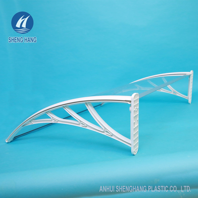 Toldo polivinílico durable de la ventana del carbonato del policarbonato del toldo sólido de la puerta