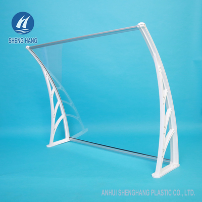 toldo polivinílico de la puerta del carbonato del policarbonato de 3m m del tejado del panel del toldo sólido de la PC