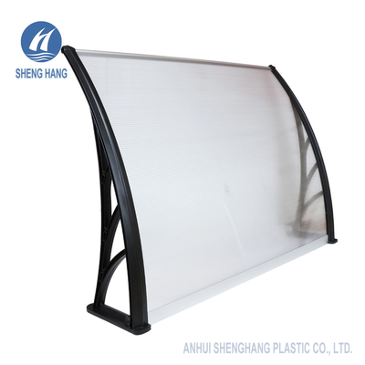 toldo plástico del policarbonato de la PC del 1.2*1m Wearproof