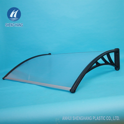 toldo plástico del policarbonato de la PC del 1.2*1m Wearproof