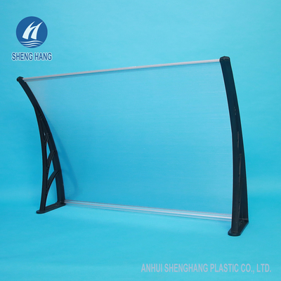 toldo plástico del policarbonato de la PC del 1.2*1m Wearproof