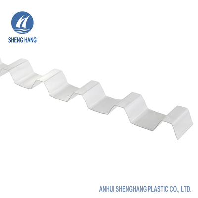 La techumbre plástica acanalada resistente clara cubre 1.2m m Wearproof grueso