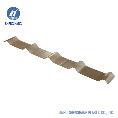 El SGS acanaló el material de techumbre del plástico transparente de la hoja los 3.95*13ft del policarbonato