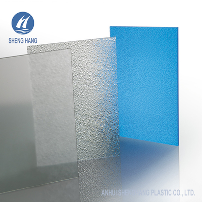 El policarbonato grabado en relieve claro de ASTM D638 cubre la PC de capa ULTRAVIOLETA UL94 V2