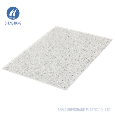 hojas de 2m m Diamond Solid And Textured Polycarbonate resistente ULTRAVIOLETA de 50 micrones cubierto
