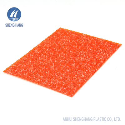 hojas de 2m m Diamond Solid And Textured Polycarbonate resistente ULTRAVIOLETA de 50 micrones cubierto