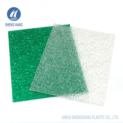Prenda impermeable verde anaranjada de Diamond Embossed Polycarbonate Sheet 3m m