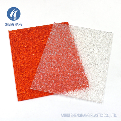 Prenda impermeable verde anaranjada de Diamond Embossed Polycarbonate Sheet 3m m