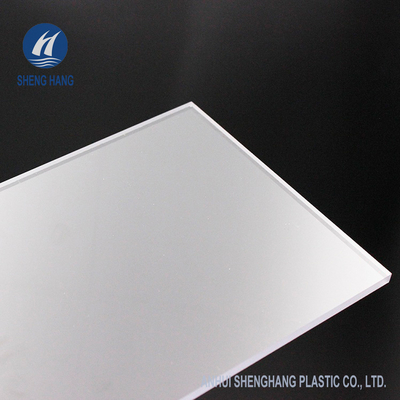SGS helado terciopelo fino protegido ULTRAVIOLETA de Matte Plastic Board 1.8m m de la hoja del policarbonato