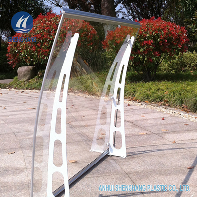 Anchura polivinílica del impermeable el 1.4m del toldo del carbonato del marco metálico de DIY para la ventana