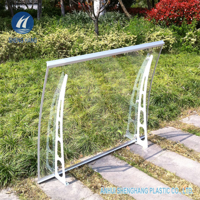Anchura polivinílica del impermeable el 1.4m del toldo del carbonato del marco metálico de DIY para la ventana