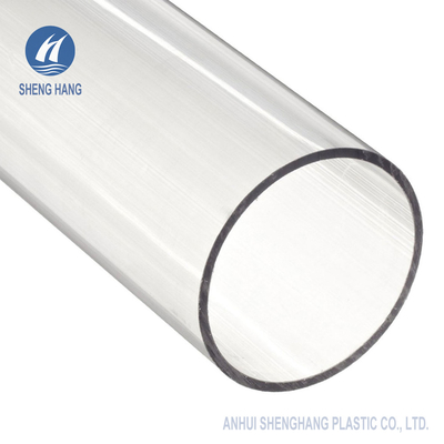 Cilindro de acrílico del plexiglás de Eco Friengly del diámetro grande del tubo del claro del ODM de WT10mm