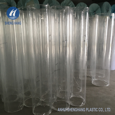 Cilindro de acrílico del plexiglás de Eco Friengly del diámetro grande del tubo del claro del ODM de WT10mm